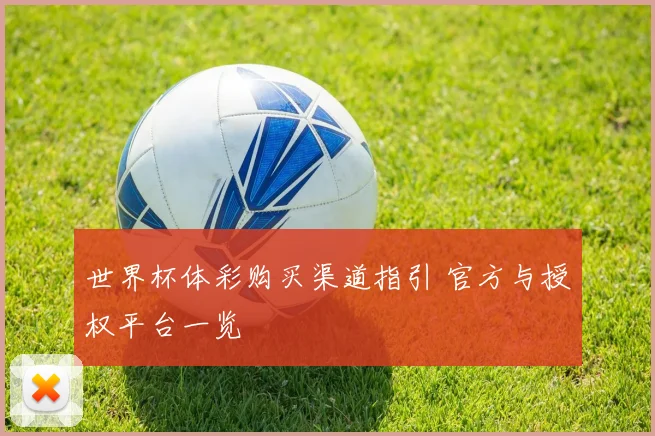 世界杯体彩购买渠道指引 官方与授权平台一览