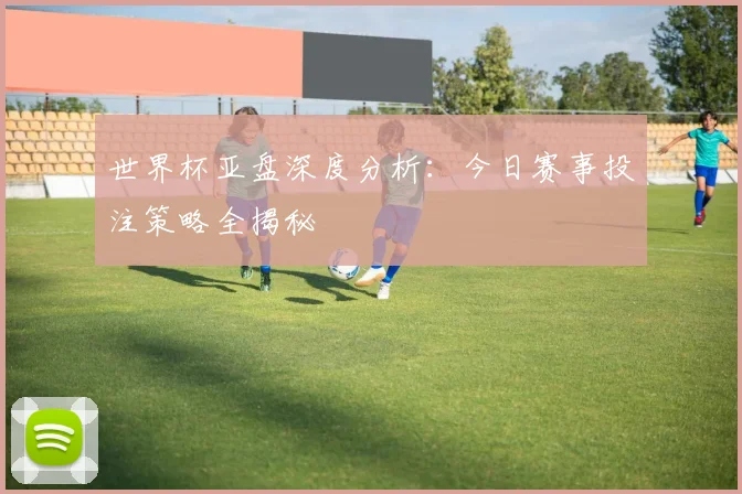世界杯亚盘深度分析：今日赛事投注策略全揭秘